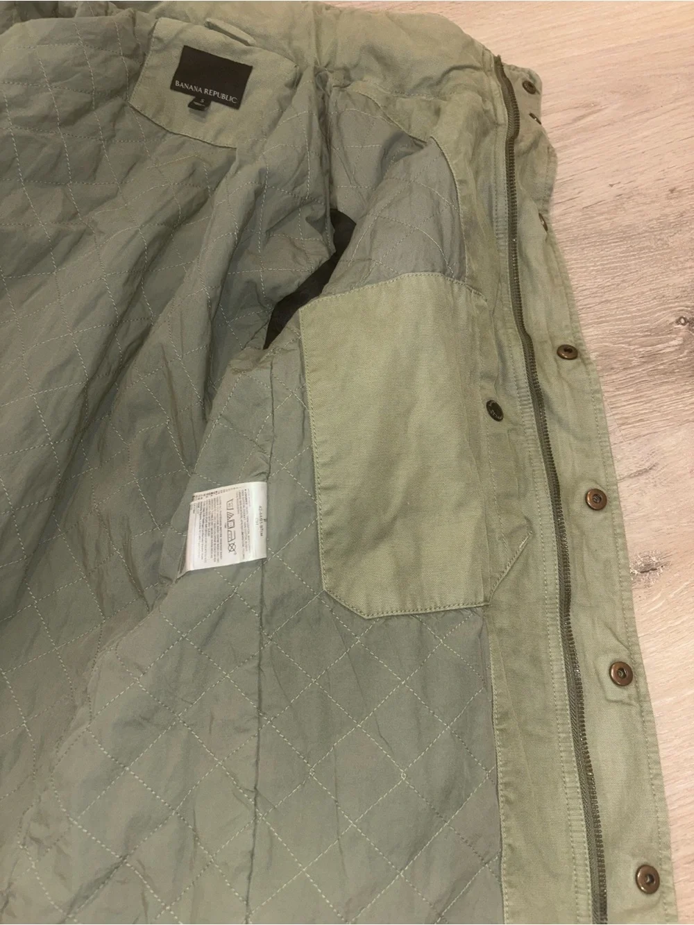 Banana Republic Military-Style Field Jacket in Olive